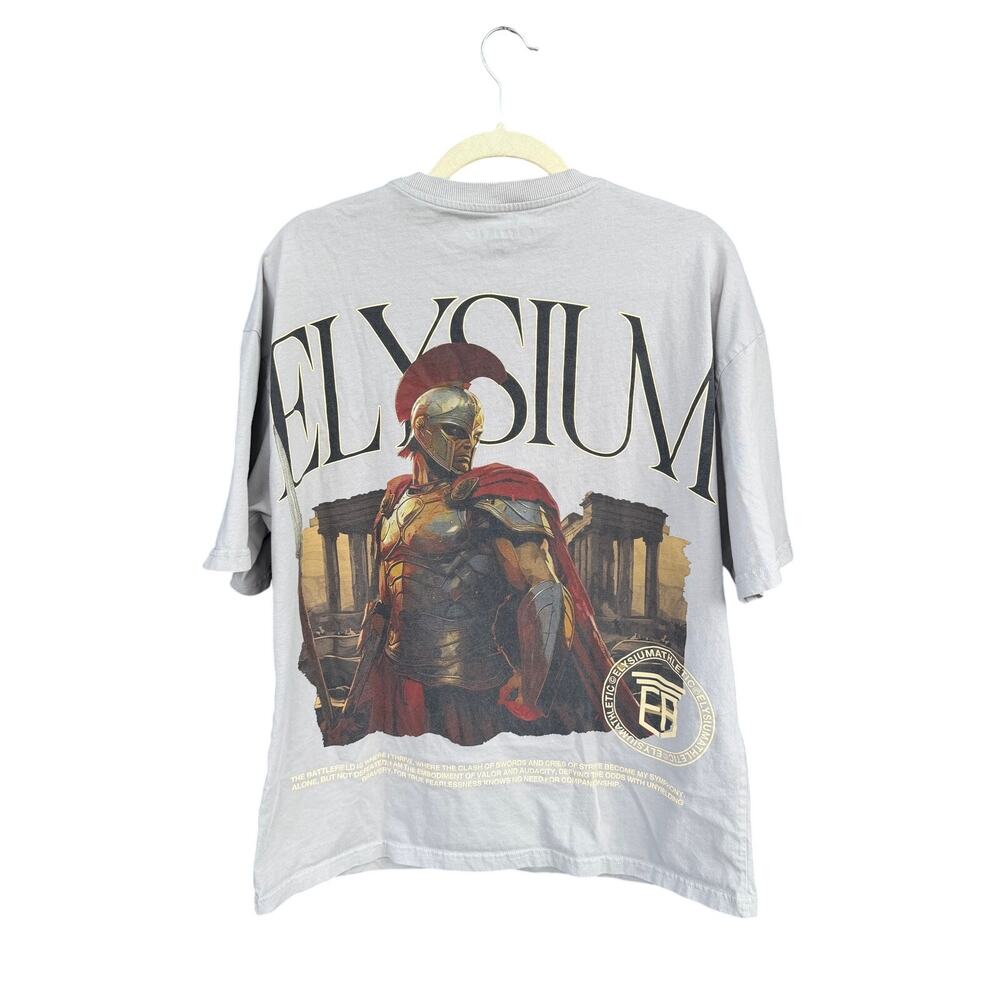 Elysium Athletic Trojan Warrior Graphic Tee M